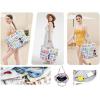 imageBluboon Waterproof Beach Tote Pool Bags for Women Ladies Extra Large Carry On Bag With Wet Compartment for Weekender TravelSlipper