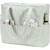 Sage Green White Stripe 1