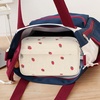 image:imageBluboon Big Capacity Pencil Case Pencil Pouch Pen Case School Supplies Cute Pencil Box Pencil Bag for Teen Girls Boys Women Man Brown White CheckedA Strawberry Beige
