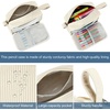 image:imageBluboon Big Capacity Pencil Case Pencil Pouch Pen Case School Supplies Cute Pencil Box Pencil Bag for Teen Girls Boys Women Man Brown White CheckedBeige A