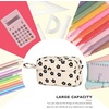 image:imageBluboon Big Capacity Pencil Case Pencil Pouch Pen Case School Supplies Cute Pencil Box Pencil Bag for Teen Girls Boys Women Man Brown White CheckedBlack Floral 95