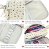 image:imageBluboon Big Capacity Pencil Case Pencil Pouch Pen Case School Supplies Cute Pencil Box Pencil Bag for Teen Girls Boys Women Man Brown White CheckedBlack Floral 92