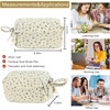 image:imageBluboon Big Capacity Pencil Case Pencil Pouch Pen Case School Supplies Cute Pencil Box Pencil Bag for Teen Girls Boys Women Man Brown White CheckedBlack Floral 92