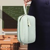 image:imageBluboon Big Capacity Pencil Case Pencil Pouch Pen Case School Supplies Cute Pencil Box Pencil Bag for Teen Girls Boys Women Man Brown White CheckedGreen White Stripes