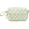 image:imageBluboon Big Capacity Pencil Case Pencil Pouch Pen Case School Supplies Cute Pencil Box Pencil Bag for Teen Girls Boys Women Man Brown White CheckedGreen White Checkered