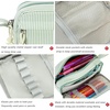 image:imageBluboon Big Capacity Pencil Case Pencil Pouch Pen Case School Supplies Cute Pencil Box Pencil Bag for Teen Girls Boys Women Man Brown White CheckedGreen White Stripes