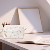 image:imageBluboon Big Capacity Pencil Case Pencil Pouch Pen Case School Supplies Cute Pencil Box Pencil Bag for Teen Girls Boys Women Man Brown White CheckedPink bow 6