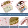 image:imageBluboon Big Capacity Pencil Case Pencil Pouch Pen Case School Supplies Cute Pencil Box Pencil Bag for Teen Girls Boys Women Man Brown White CheckedPink bow flower 212Pink