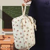 image:imageBluboon Big Capacity Pencil Case Pencil Pouch Pen Case School Supplies Cute Pencil Box Pencil Bag for Teen Girls Boys Women Man Brown White CheckedStrawberry Pink white