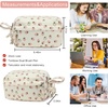image:imageBluboon Big Capacity Pencil Case Pencil Pouch Pen Case School Supplies Cute Pencil Box Pencil Bag for Teen Girls Boys Women Man Brown White CheckedStrawberry Pink white