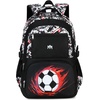 image:imageBluboon Cute Backpack for Girls Kawaii School Backpack with Bowknot amp Pom WideOpen Design Lightweight Kids Backpack with Compartments Aesthetic Bookbag for Elementary Middle SchoolBlack White and Red Graffiti