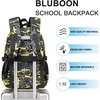 image:imageBluboon Cute Backpack for Girls Kawaii School Backpack with Bowknot amp Pom WideOpen Design Lightweight Kids Backpack with Compartments Aesthetic Bookbag for Elementary Middle SchoolBoyyellow Camo