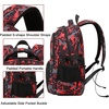 image:imageBluboon Cute Backpack for Girls Kawaii School Backpack with Bowknot amp Pom WideOpen Design Lightweight Kids Backpack with Compartments Aesthetic Bookbag for Elementary Middle SchoolBoyred Doodle 2pcs
