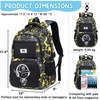 image:imageBluboon Cute Backpack for Girls Kawaii School Backpack with Bowknot amp Pom WideOpen Design Lightweight Kids Backpack with Compartments Aesthetic Bookbag for Elementary Middle SchoolBoyyellow Camo