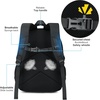 image:imageBluboon Cute Backpack for Girls Kawaii School Backpack with Bowknot amp Pom WideOpen Design Lightweight Kids Backpack with Compartments Aesthetic Bookbag for Elementary Middle SchoolBlack900