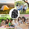 image:imageBluboon Cute Backpack for Girls Kawaii School Backpack with Bowknot amp Pom WideOpen Design Lightweight Kids Backpack with Compartments Aesthetic Bookbag for Elementary Middle SchoolGrey Graffiti