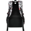 image:imageBluboon Cute Backpack for Girls Kawaii School Backpack with Bowknot amp Pom WideOpen Design Lightweight Kids Backpack with Compartments Aesthetic Bookbag for Elementary Middle SchoolBlack White and Red Graffiti