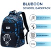 image:imageBluboon Cute Backpack for Girls Kawaii School Backpack with Bowknot amp Pom WideOpen Design Lightweight Kids Backpack with Compartments Aesthetic Bookbag for Elementary Middle SchoolCamoboy