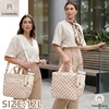 image:imageBluboon Insulated Lunch Bag for Women Stylish Corduroy Lunch Tote with Bottle Holder Fits 40oz Tumbler Leakproof Large Capacity Lunch Bag with Shoulder Strap for Work School PicnicCorduroy Brown White checkered