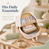 image:imageBluboon School Backpack for Teen Girls Women Laptop Backpack College Bookbags Middle School Travel Work Commuter Back Pack Khaki WhiteBeige Base Pink Bow  Heart