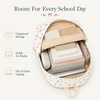 image:imageBluboon School Backpack for Teen Girls Women Laptop Backpack College Bookbags Middle School Travel Work Commuter Back Pack Khaki WhiteBeige Bow Tie