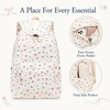 image:imageBluboon School Backpack for Teen Girls Women Laptop Backpack College Bookbags Middle School Travel Work Commuter Back Pack Khaki WhiteBeige Bow Tie