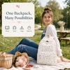 image:imageBluboon School Backpack for Teen Girls Women Laptop Backpack College Bookbags Middle School Travel Work Commuter Back Pack Khaki WhiteBeige Bow Tie