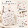 image:imageBluboon School Backpack for Teen Girls Women Laptop Backpack College Bookbags Middle School Travel Work Commuter Back Pack Khaki WhiteBeige Bow Tie