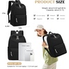image:imageBluboon School Backpack for Teen Girls Women Laptop Backpack College Bookbags Middle School Travel Work Commuter Back Pack Khaki WhiteBlack 12