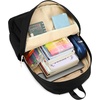 image:imageBluboon School Backpack for Teen Girls Women Laptop Backpack College Bookbags Middle School Travel Work Commuter Back Pack Khaki WhiteBlack 12