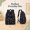 image:imageBluboon School Backpack for Teen Girls Women Laptop Backpack College Bookbags Middle School Travel Work Commuter Back Pack Khaki WhiteBlack Base Pink Bow  Heart