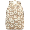 image:imageBluboon School Backpack for Teen Girls Women Laptop Backpack College Bookbags Middle School Travel Work Commuter Back Pack Khaki WhiteBrown Flower 157
