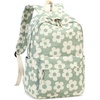 image:imageBluboon School Backpack for Teen Girls Women Laptop Backpack College Bookbags Middle School Travel Work Commuter Back Pack Khaki WhiteGreen Grey