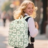 image:imageBluboon School Backpack for Teen Girls Women Laptop Backpack College Bookbags Middle School Travel Work Commuter Back Pack Khaki WhiteGreen Grey