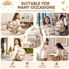 image:imageBluboon School Backpack for Teen Girls Women Laptop Backpack College Bookbags Middle School Travel Work Commuter Back Pack Khaki WhiteKhaki White