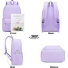 image:imageBluboon School Backpack for Teen Girls Women Laptop Backpack College Bookbags Middle School Travel Work Commuter Back Pack Khaki WhiteLight Purple
