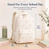 image:imageBluboon School Backpack for Teen Girls Women Laptop Backpack College Bookbags Middle School Travel Work Commuter Back Pack Khaki WhitePink Coquette 219