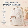 image:imageBluboon School Backpack for Teen Girls Women Laptop Backpack College Bookbags Middle School Travel Work Commuter Back Pack Khaki WhitePink Coquette 219