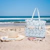 image:imageBluboon Waterproof Beach Tote Pool Bags for Women Ladies Extra Large Carry On Bag With Wet Compartment for Weekender Travel157blue
