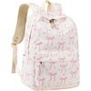 Beige Base Pink Bow & Heart