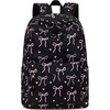 Black Base Pink Bow & Heart