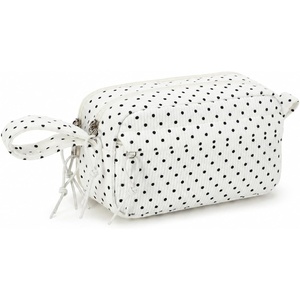 image:imageBluboon Big Capacity Pencil Case Pencil Pouch Pen Case School Supplies Cute Pencil Box Pencil Bag for Teen Girls Boys Women Man Brown White CheckedBlack dots  White