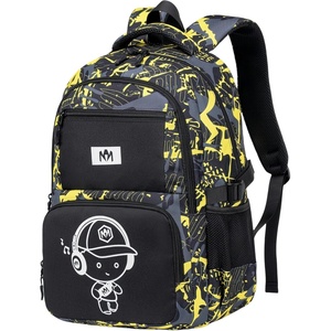 image:imageBluboon Cute Backpack for Girls Kawaii School Backpack with Bowknot amp Pom WideOpen Design Lightweight Kids Backpack with Compartments Aesthetic Bookbag for Elementary Middle SchoolBoyyellow Camo