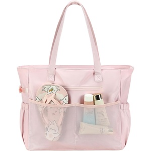 image:imageBluboon Waterproof Beach Tote Pool Bags for Women Ladies Extra Large Carry On Bag With Wet Compartment for Weekender TravelCoral Pink